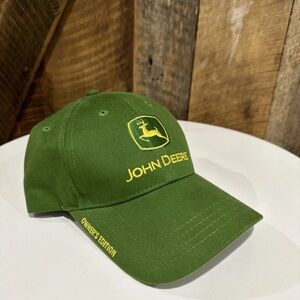 NWT John Deere Tractor Licensed Green Cap  Adjustable Strap Owners Edition
